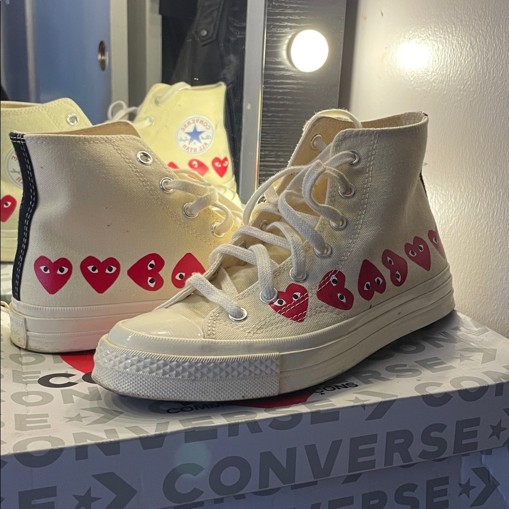 Comme Des Garçons Converse High Tops - Picture 2 of 5